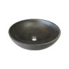 MP BS 1058 Sanitary Manufacturer Wholesale Basin Suppliers MOPO Above Counter Sandstone Black Basin