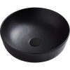 MP BS 1067 China Bathroom Basin Manufacturers Factory Wholesale Naples Counter Top Circular Basin Black