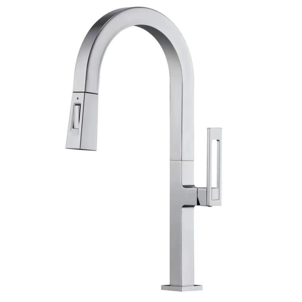 Pull Out Water Long Handle Wash Sink Tap for 304 Kitchen Faucet