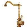 MP KF 10107 European Antique Retro Single Hole Copper Faucet Deck Mounted Rotatable