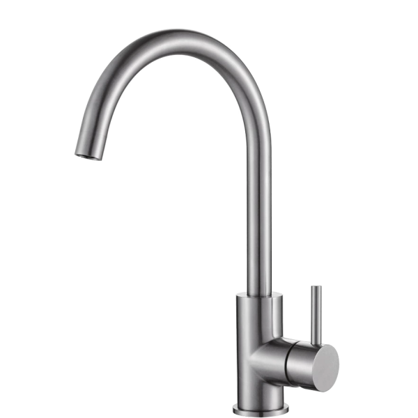 Sanitary Ware Factory Stainless Steel Single Handle Kitchen Sink Faucet