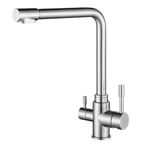Modern Design Style Brushed Black Kitchen Sink Faucet
