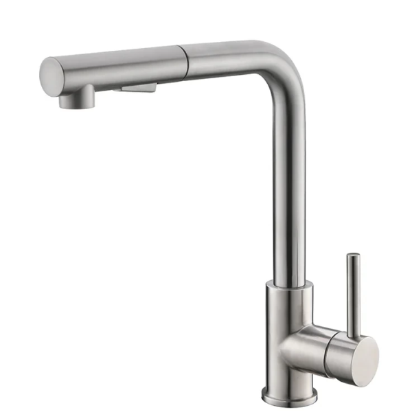 304 Stainless Steel Kitchen Faucets With Pull Out Sprayer