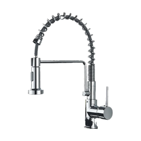 Pull Out Kitchen Sink Faucet Deck Mounted Sprayer Kitchen Mixer Tap