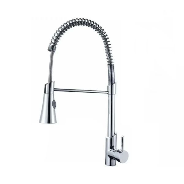 Chinese Solid Brass Pull Out Spray Spring Kitchen Faucets