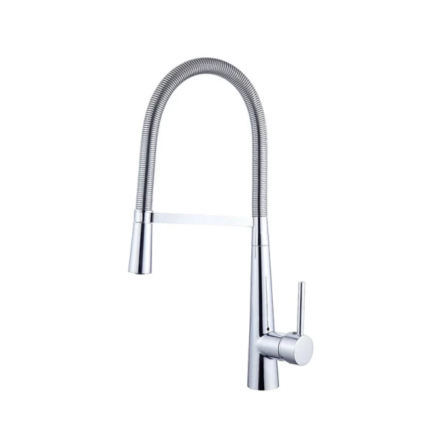 Single Hole Pull Down Sink Fixtures Brass Affordable Kitchen Faucet