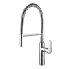 MP KF 1054 Pull Out Contemporary Deck Mounted High Arc Spring Kitchen Faucet