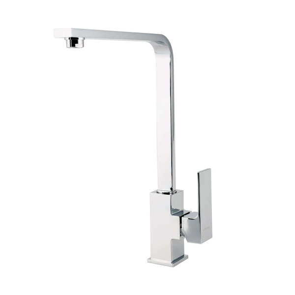 Modern Square Flat Tube SUS304 Stainless Steel Kitchen Faucet