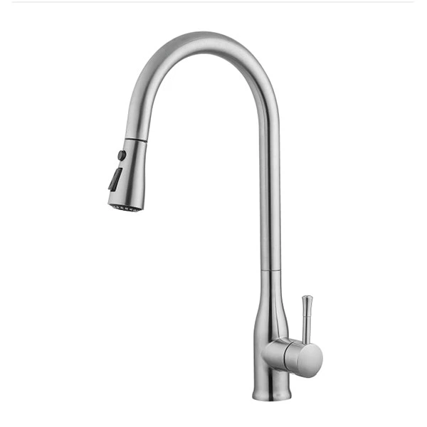 High Quality Single Handle Stainless Steel 304 Kitchen Sink Mixer Faucet