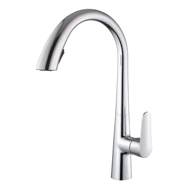 Single Handle 2-Function Chrome Kitchen Faucet