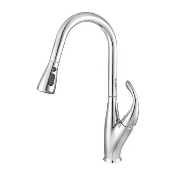 Deao Pull Out Kitchen Mixer Brushed Nickel Kitchen Faucet
