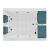 MP LS E0195 2 Person Garden Bathroom Soaking Freestanding Bath Tub