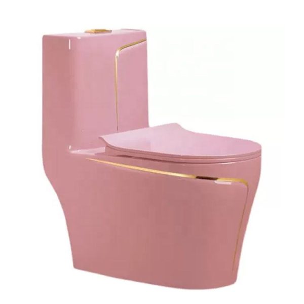 Bathroom Porcelain Commode Wc Sanitary Ware One Piece Ceramic Toilet