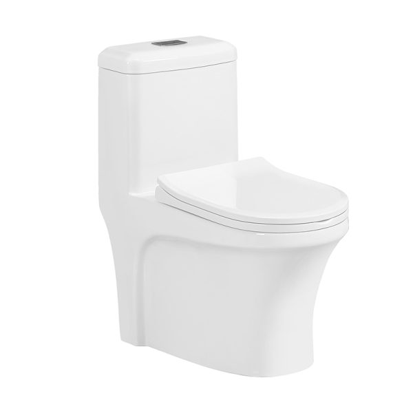 Modern Design White One Piece High Fired Ceramic Toilet