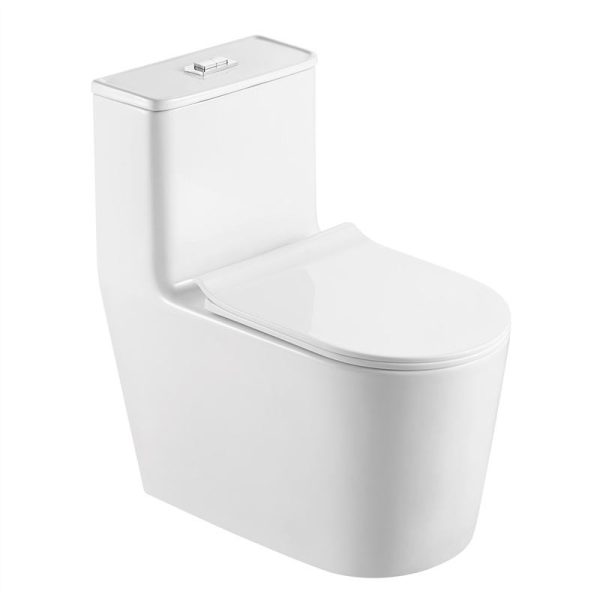 Ceramic WC Dual Flush Bathroom Sanitary Ware One Piece Toilet