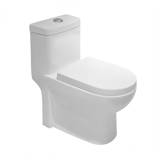 Bathroom Dual Fllush Siphon Flush Luxury One Piece Toilet