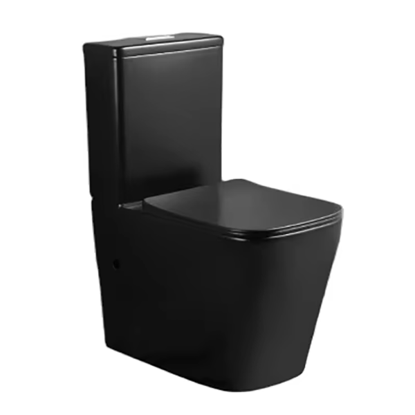 Black Bathroom Furniture Sanitary Ware One piece Toilet