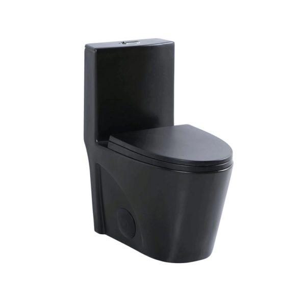 CUPC Black Color Chinese Ceramic One Piece Toilet