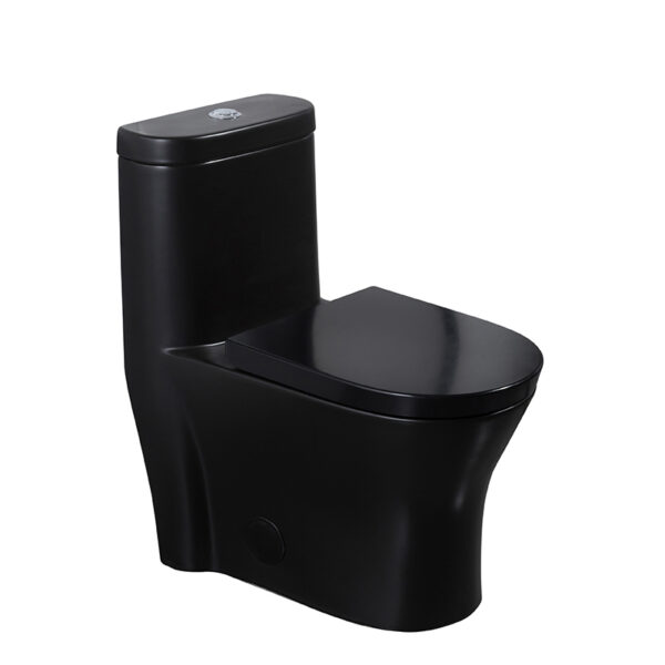 MP OR 2119 Ceramic Bathroom Matte Black One Piece Wc Toilets