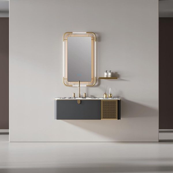 Bathroom Vanity Wall Mounted Wood Bathroom Cabinet