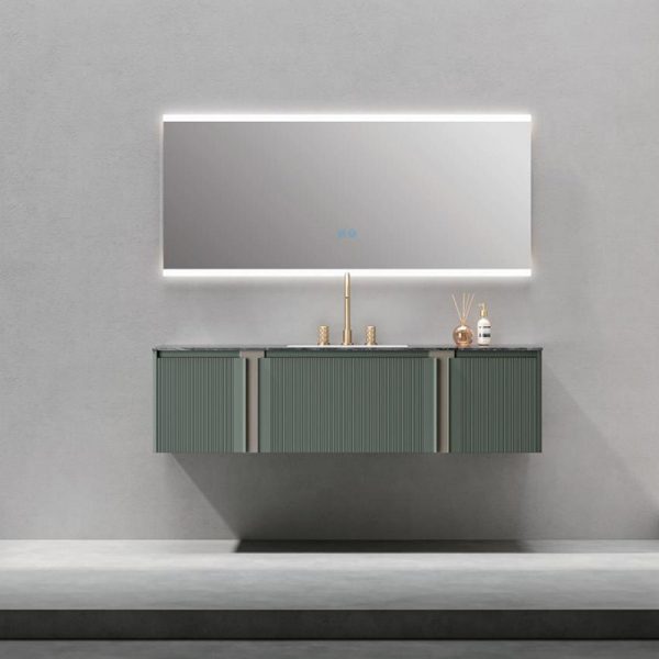 High End Modern Wall Mounted Bathroom Cabinet Vanity American Style