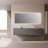 MP RM2616 Hotel Wash Basin Vanity MDF Bathroom Cabinets With Led Mirror