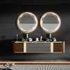 MP RM2621 Modern Luxury Waterproof Storage Design Bathroom Cabinet Set with Sink