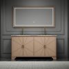 MP RM2655 Bathroom Vanity Solid Wood Double Sink Bathroom Cabinet