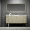 MP RM2657 Luxury Solid Wood Bathroom Cabinet With LED Bathroom Mirror Lighting