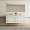 MP RM2658 Wall Mounted Bathroom Vanity PVC Carcase Waterproof LED Mirror