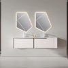 MP RM2676 Luxury Bathroom Vanity Cabinet Stainless Steel Floor Mounted Vanity