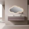 MP RM2680 Bathroom Irregular Vanity Mirror with Lights Backlit Led Illuminated Wall Mirror