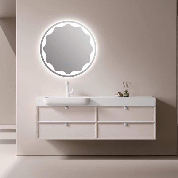 Factory Round Salon Mirror Light Vanity Mirror Bathroom Furniture LED Bath Mirrors