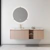 MP RM2691 Wholesale Luxury Hotel Wall hung Basin With Bathroom Sink Cabinets