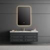 MP RM2694 Wholesale Luxury European Style Furniture Simple Design Wall Mount Wooden Panel Bathroom Vanities