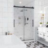 MP SD1011 Factory Customized Hinged Tempered Glass Bathroom Shower Door