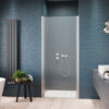 MP SD1051 Alcove Shower Kit With Pivot Frameless Shower Door in Chrome