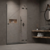 MP SD1059 Tempered Glass Frameless Sliding Walk In Shower Door