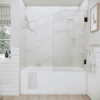 MP SDB 1011 Sliding Bathtub Shower Doors Stainless Steel Rails Factory Price Advantage