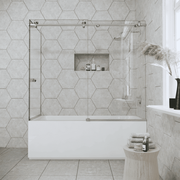 Bathtub Shower Doors with Logo Wholesale Factory Custom Branding Solutions