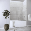 MP SDB 104 Customizable Bathtub Shower Doors Factory Price Anti Leak Design for Global Buyers