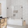 MP SDB 108 Space Saving Bathtub Shower Doors Wholesale Price Factory Quality Guaranteed