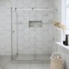 MP SDG 101 High Quality Sliding No Borders Glass Shower Doors Wholesale Price from Factory Direct