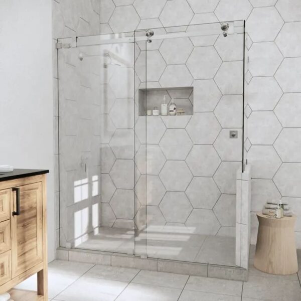 Bulk Order Frameless Sliding Shower Doors Factory Price with Anti-Shatter Glass
