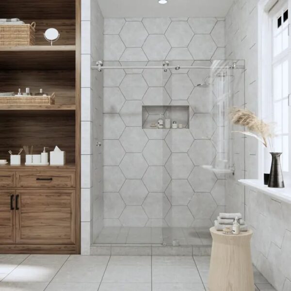 Customizable Sliding No Borders Shower Doors Durable Design & Factory Direct Savings
