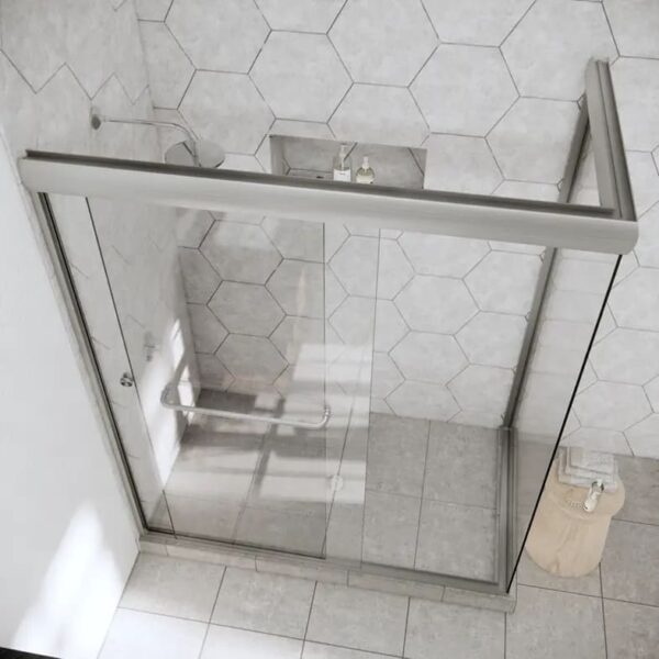 Low Price Factory 3 Panel Sliding Glass Door Grill Design Shower Enclosure