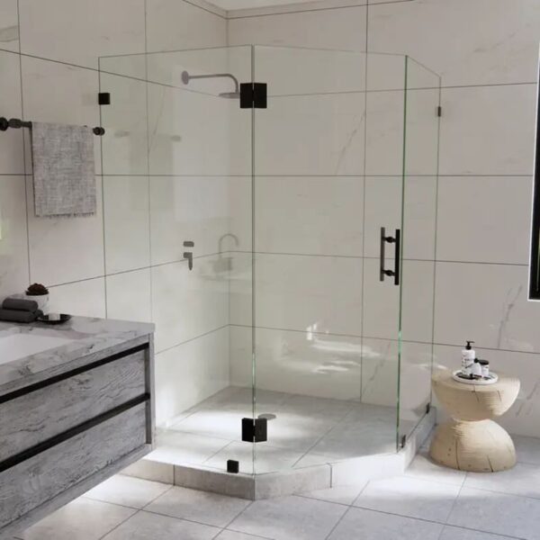 Frameless Glass Shower Door Hinge Kit Bulk Packaging, Factory Price, Top Quality