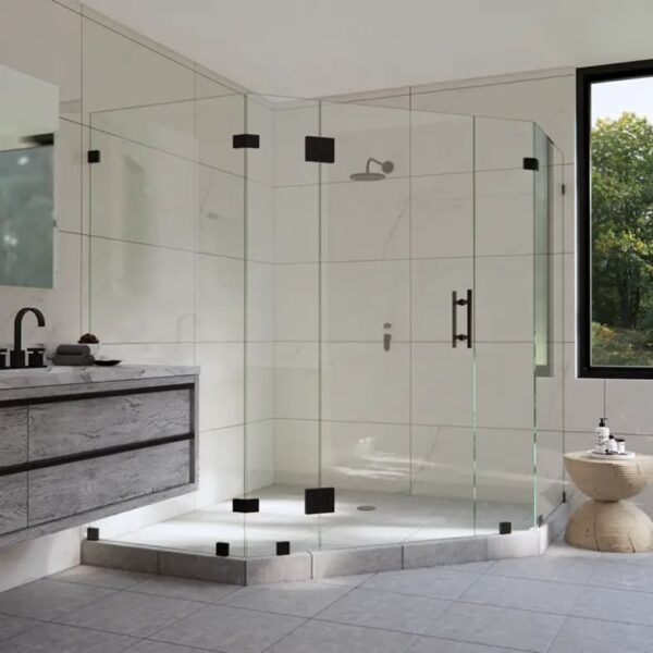 Frameless Shower Door Kit with Hinge Wholesale Factory Supply, Global Export Ready
