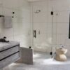 MP SDL 105 Modern Frameless Hinge Shower Doors OEMODM Support Wholesale Factory Direct