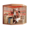 MP SR E070 Factory Price Constant Temperature 65C 4 6 Person Indoor Wooden Square Sauna Steam Room